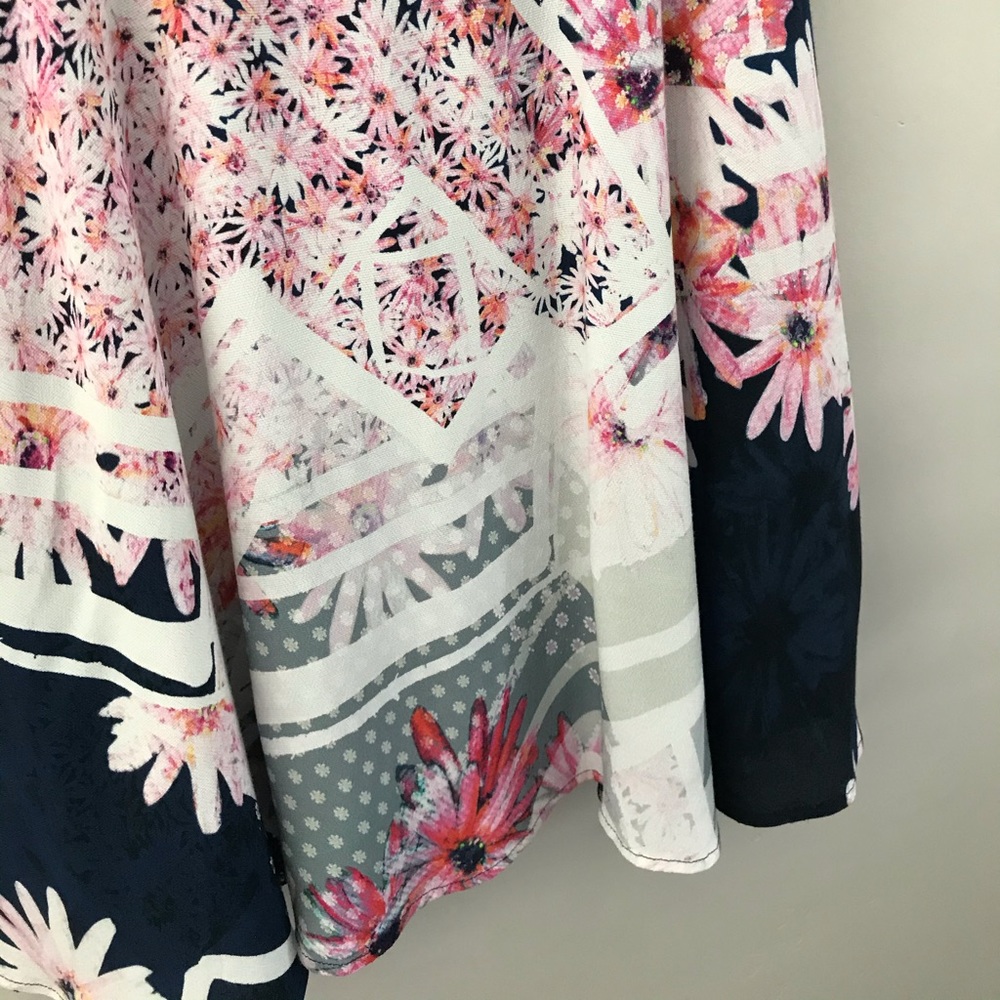 French Connection | Patchwork Floral Skater Dress… - image 6